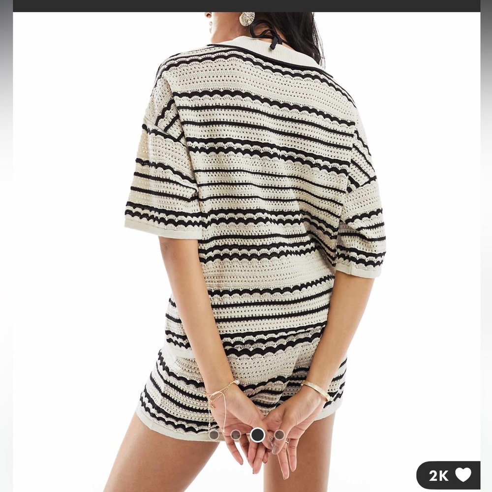 ASOS DESIGN knitted beach set - Picture 3 of 4